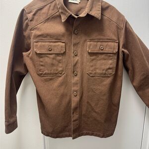 The Shop Brown Button-Up Shirt